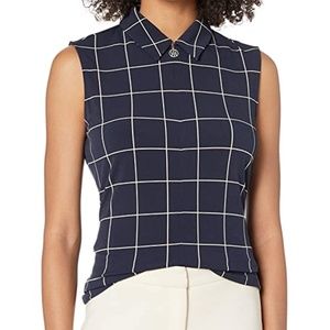 Tommy Hilfiger Sleeveless Collard Top